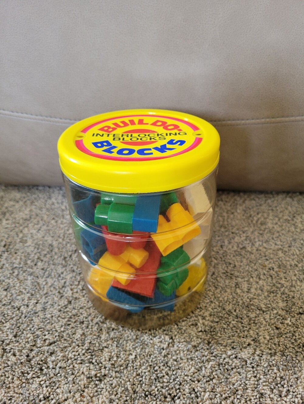 Vintage Buildo Blocks interlocking blocks - Building Blocks
